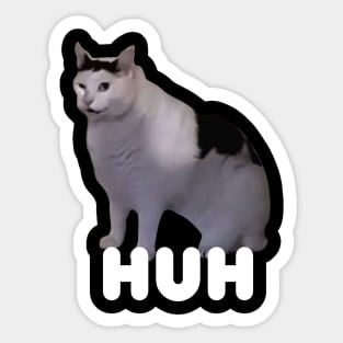 Huh Cat Meme Sticker